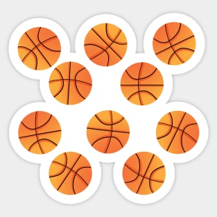 Basketball Brigade Pattern Sticker